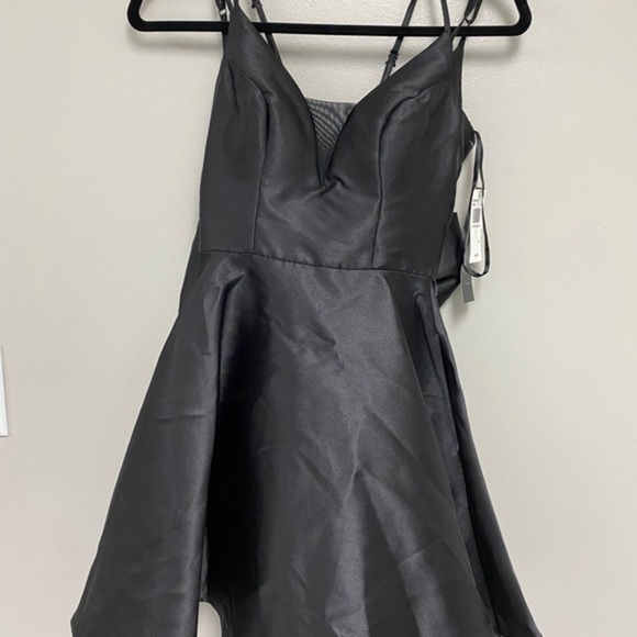 NWT Trixxi Bow Back Double Strap Dress Junior - Picture 5 of 8